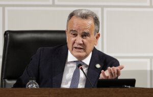 Juan Antonio Sánchez Quero, presidente de la Diputación de Zaragoza