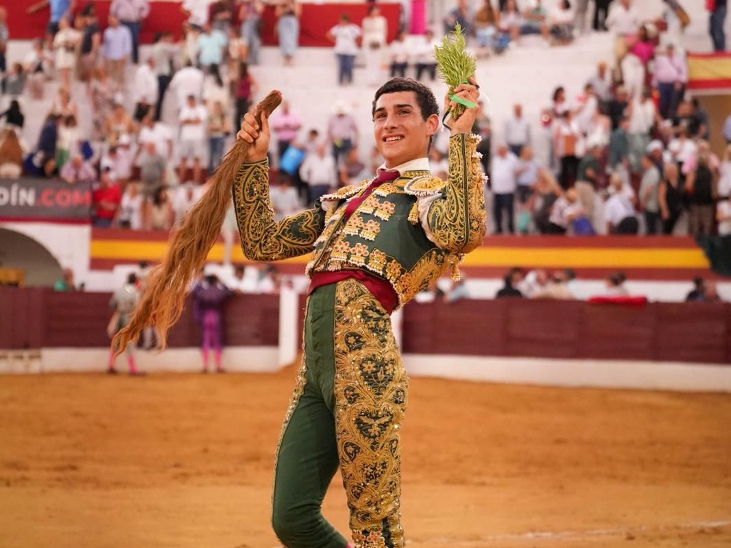 David Gutiérrez, primer novillero del Circuito de Novilladas de Extremadura
