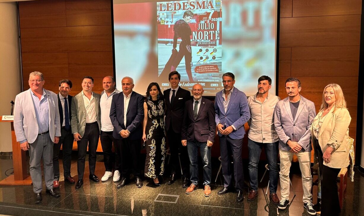 Julio Norte presenta su gesta como único espada en Ledesma