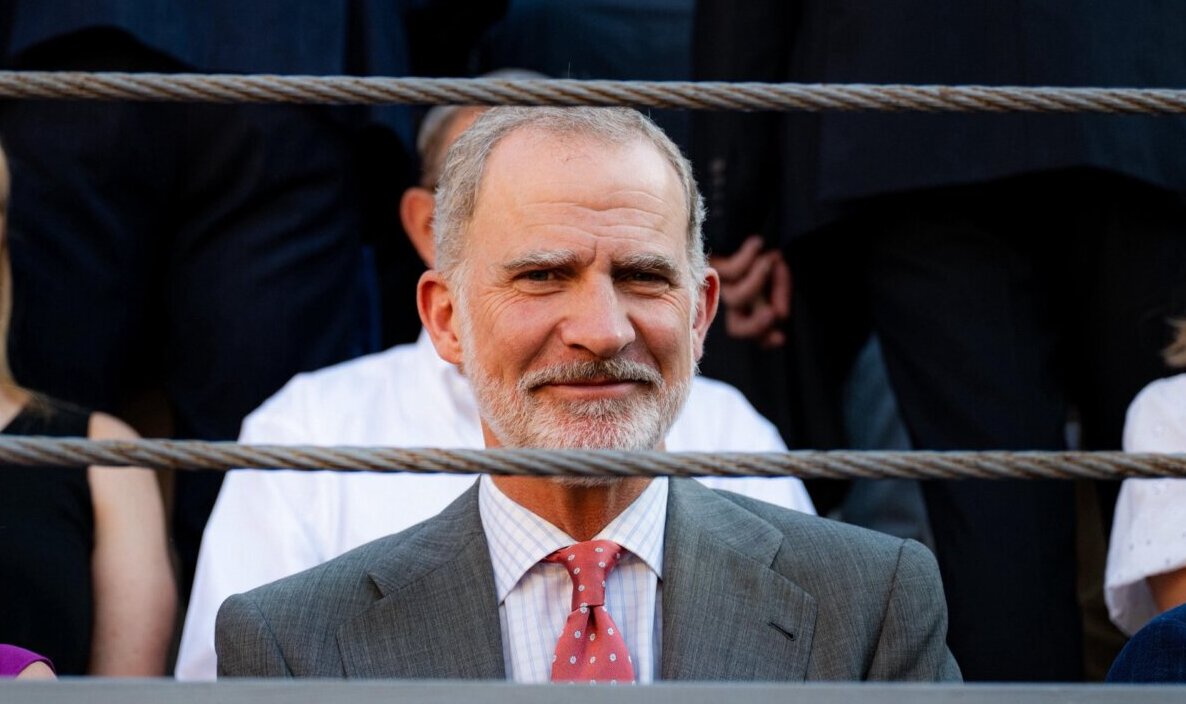 En imágenes la llegada y presidencia del rey Felipe VI en la 126º Corrida de la Prensa