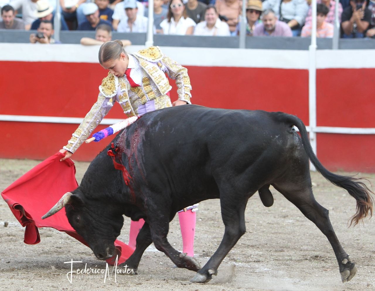 Antonio Suárez y Olga Casado, oreja en el cierre de San Felipe