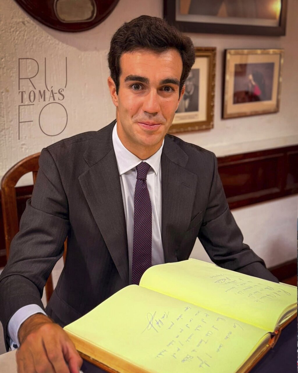Tomás Rufo, protagonista en el Excelentísimo Club Taurino de Bilbao