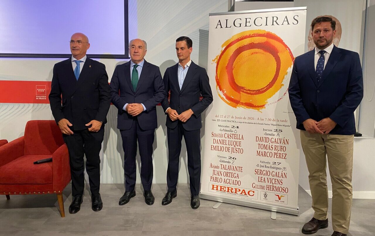 Algeciras presenta en Las Ventas su Feria Real con David Galván como pregonero