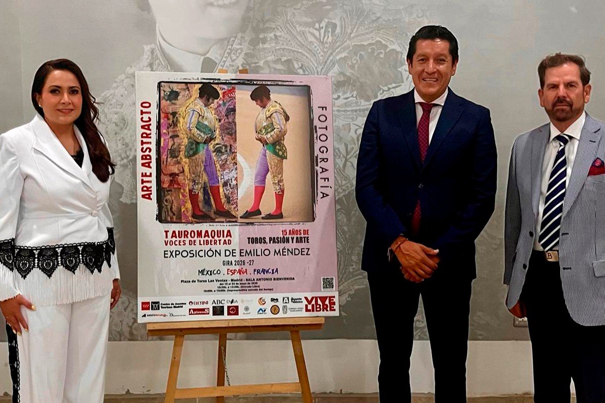 Emilio Méndez presenta en Aguascalientes la exposición "15 años de toros, pasión y arte-Tauromaquia voces de libertad”