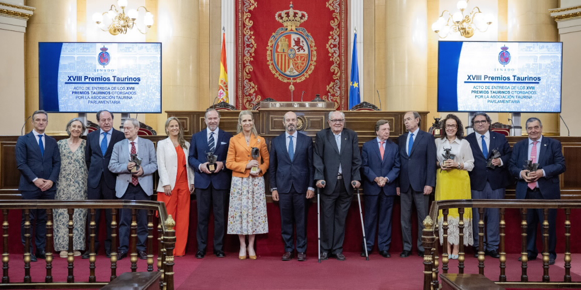 El Senado entrega los XVIII Premios Taurinos de la Asociación Taurina Parlamentaria