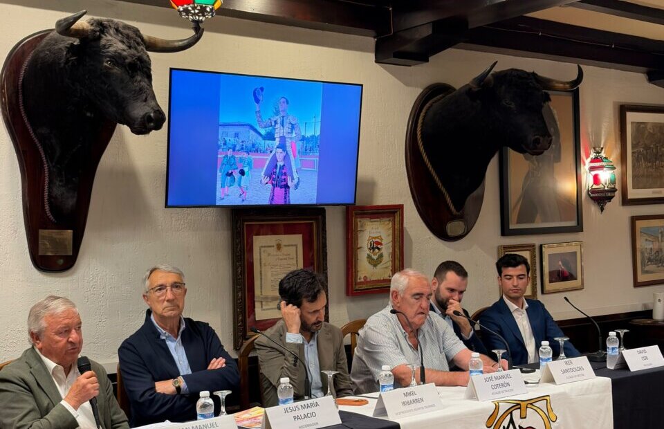La historia taurina vasca resonó en la presentación de la novillada de Trucios en el Excmo. Club Taurino de Bilbao