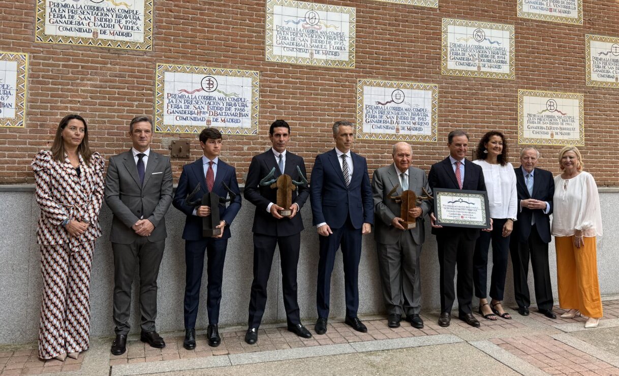 La Comunidad de Madrid premia a los triunfadores de la Feria de San Isidro 2025