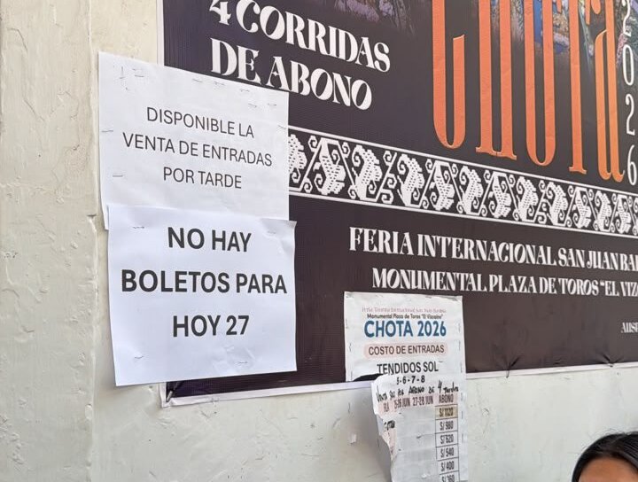 No hay billetes en Chota para el regreso de Roca Rey
