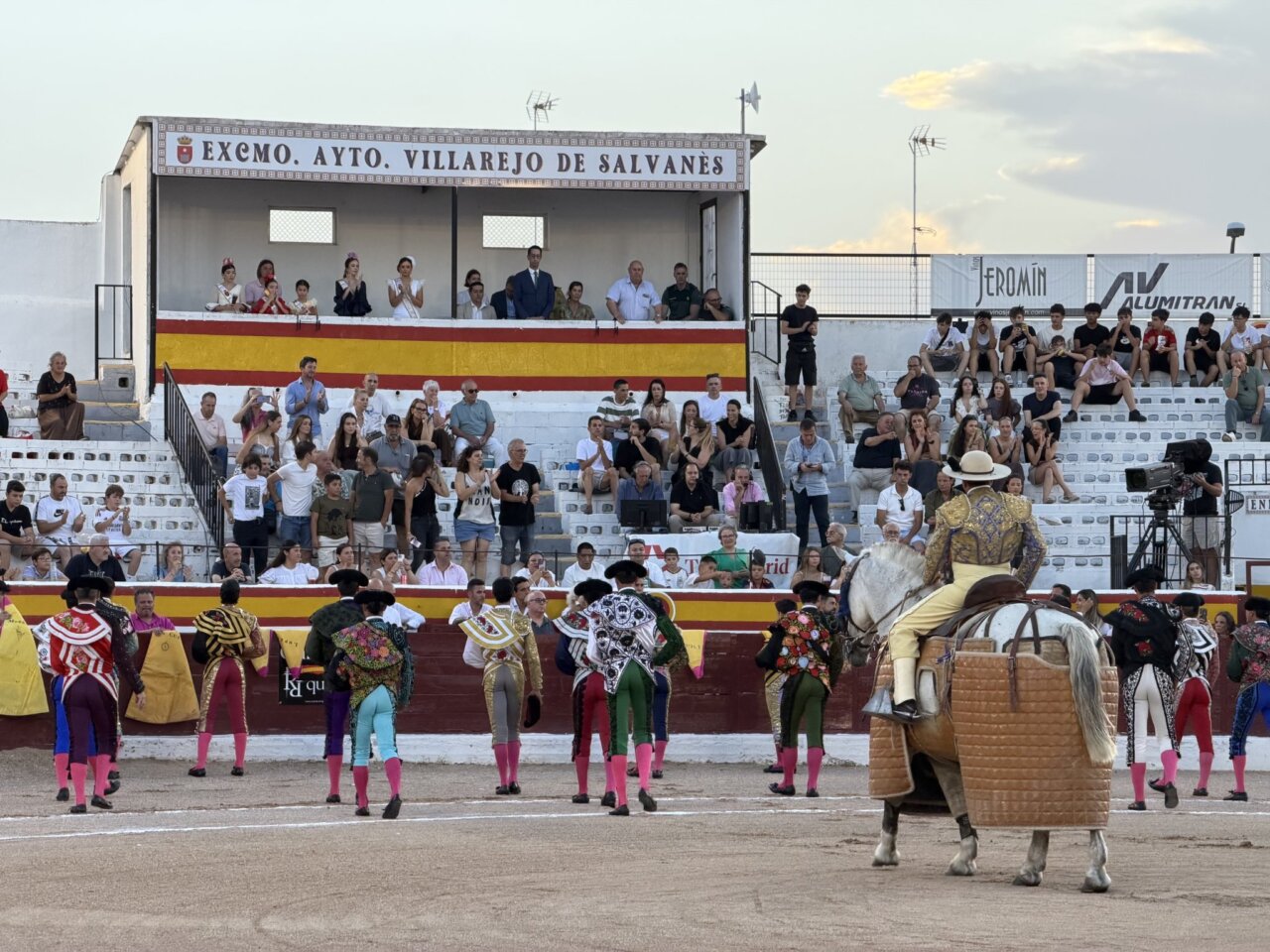 Ovacionado Jesús Moreno en el primero en Villarejo de Salvanés
