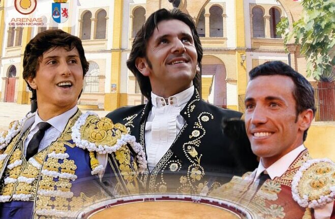 Ventura, Roca Rey y David de Miranda, en Villanueva del Arzobispo