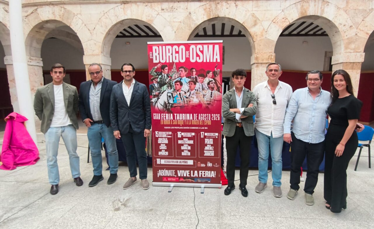 Toreros consagrados y jóvenes en la feria de El Burgo de Osma