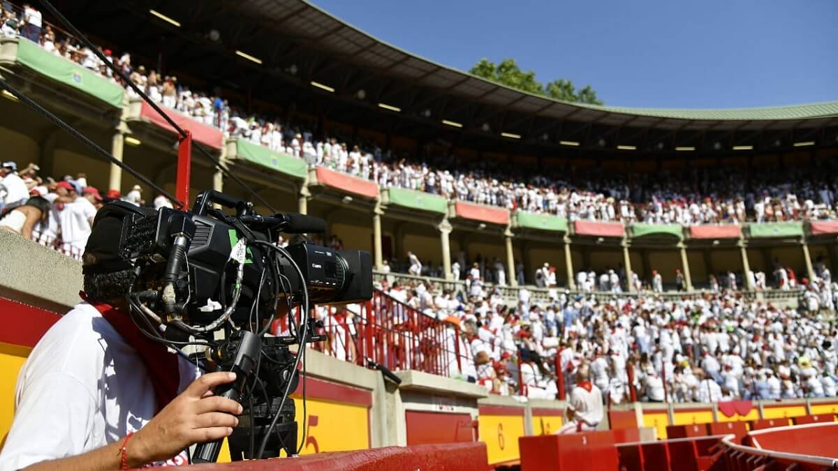 Las cámaras de televisión estarán en la Feria del Toro de Pamplona