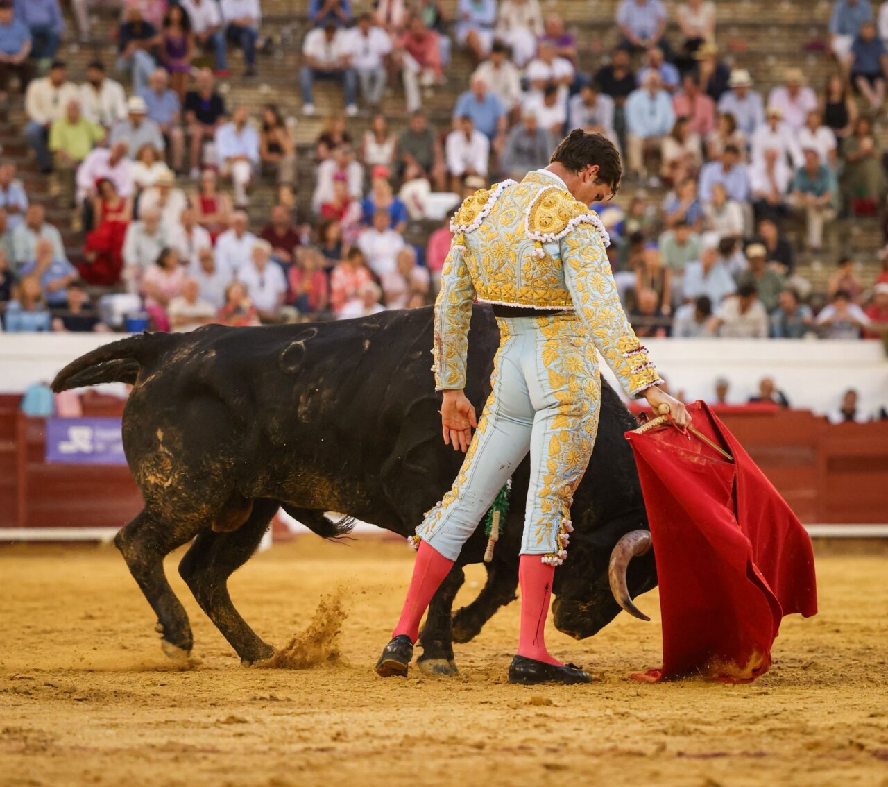 Luque, gran faena y oreja de peso entre las romas espadas de Algeciras