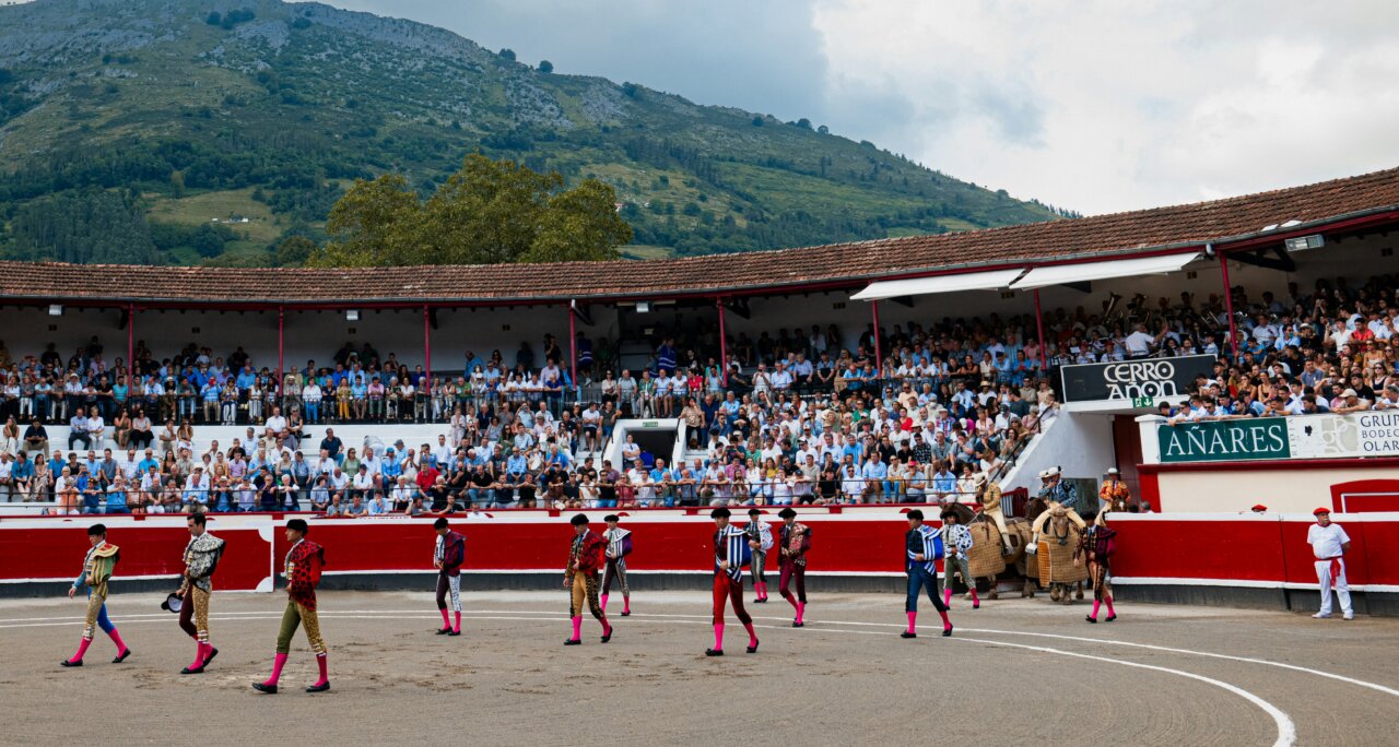 Doblete de Borja Jiménez en una equilibrada feria en Azpeitia