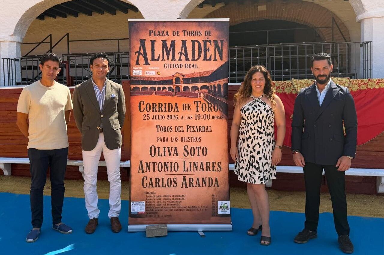 Presentada la corrida de Almadén del próximo 25 de julio