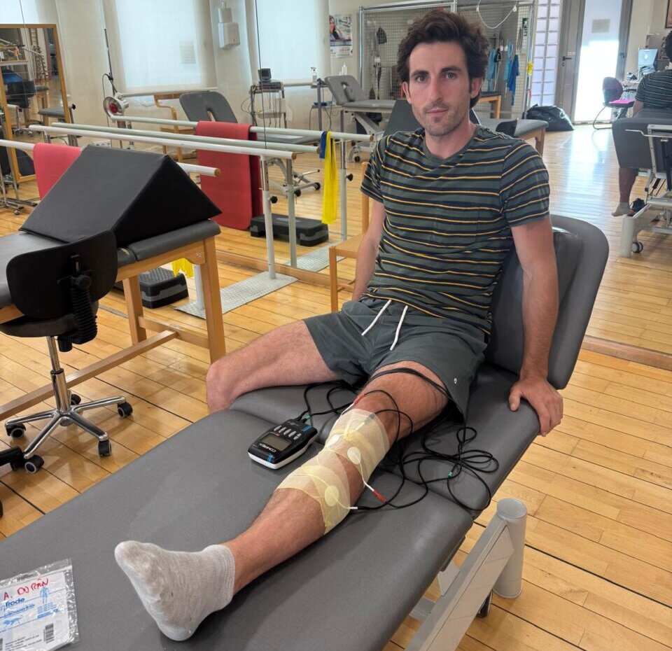 Alberto Durán comienza la rehabilitación aún a la espera de calibrar su lesión en el nervio femoral