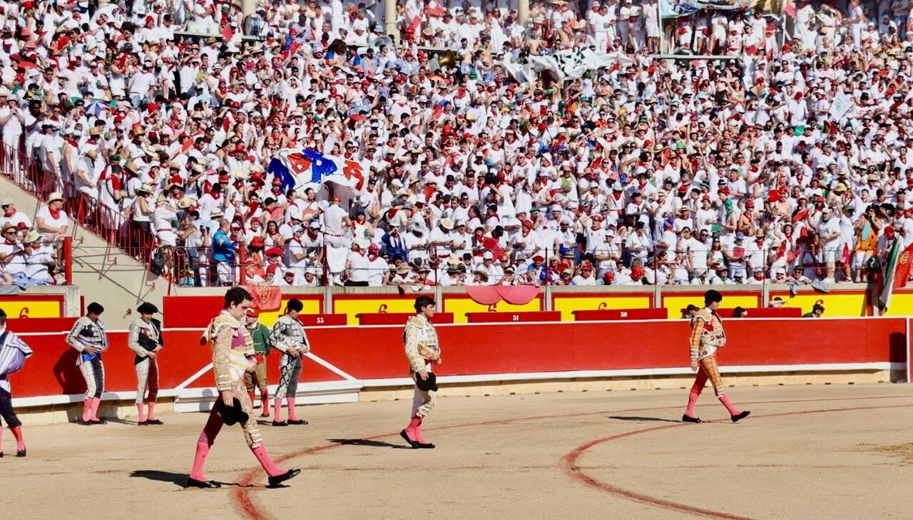 Todo listo para la corrida de Fuente Ymbro en Pamplona