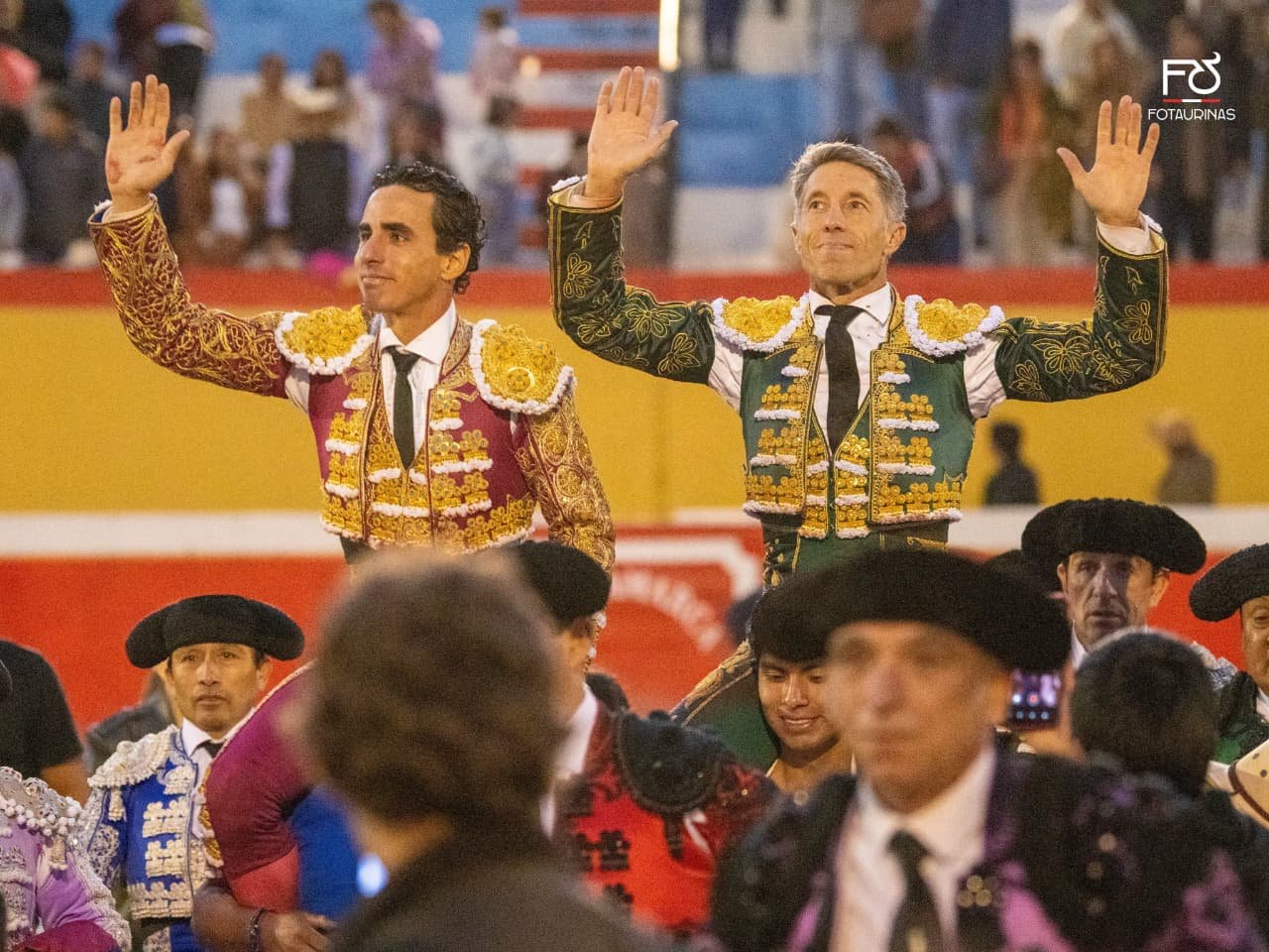 Tres orejas para Galdós, triunfo con Escribano en Bambamarca