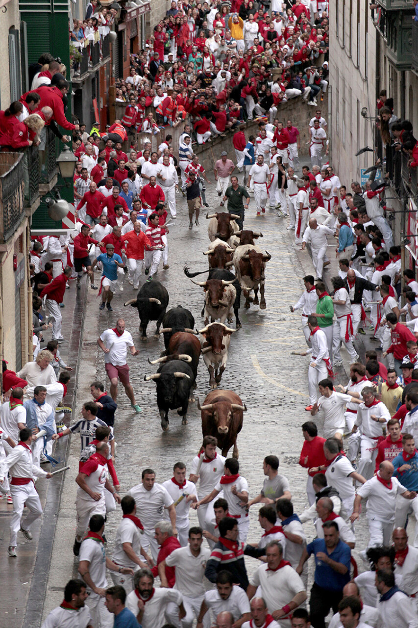 La evolución del encierro de Pamplona a través de los tiempos